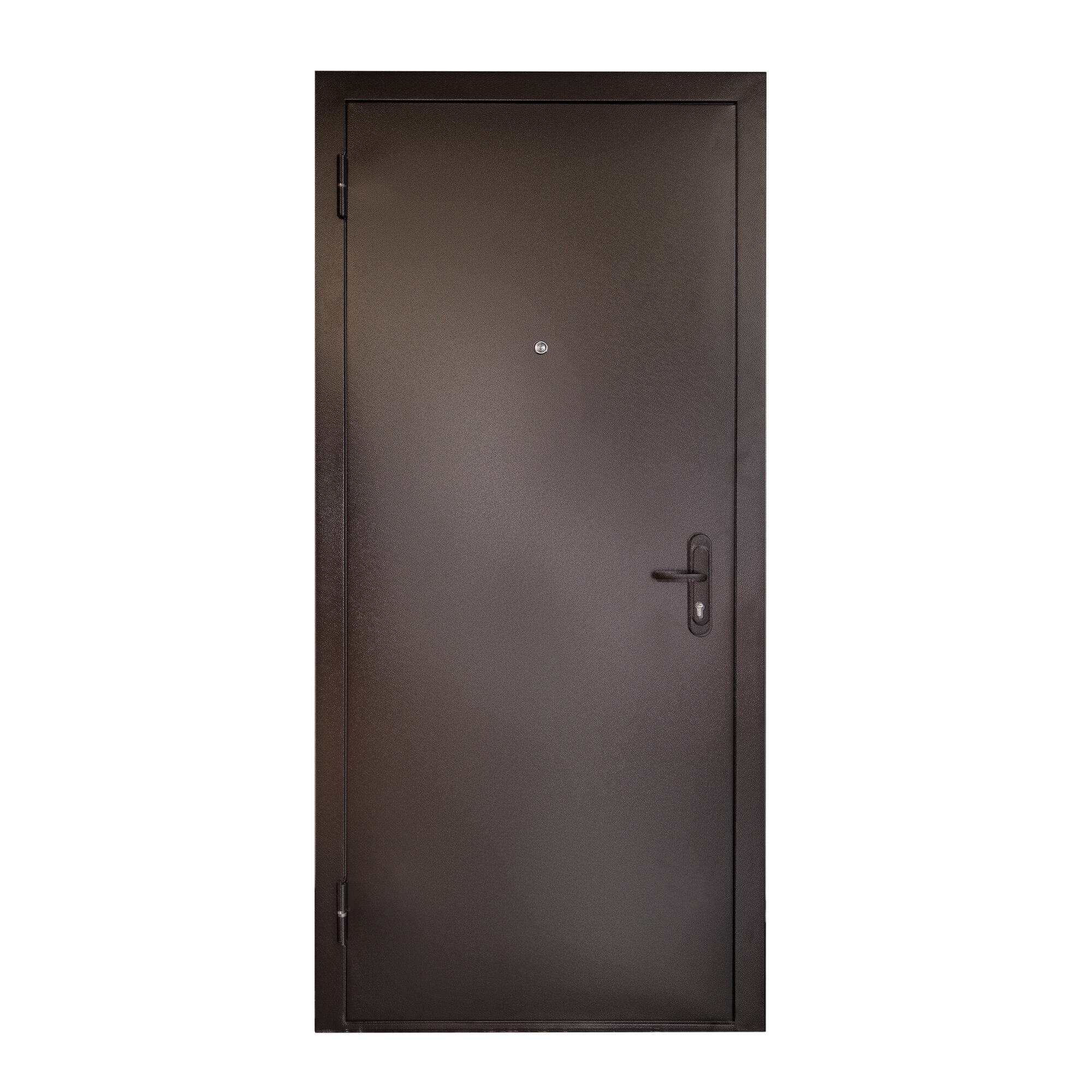 Дверь входная для квартиры Unicorn металлическая Terminal 960х2050, правая, антивандальное покрытие, уплотнитель, цилиндровый замок, коричневый - фотография № 2