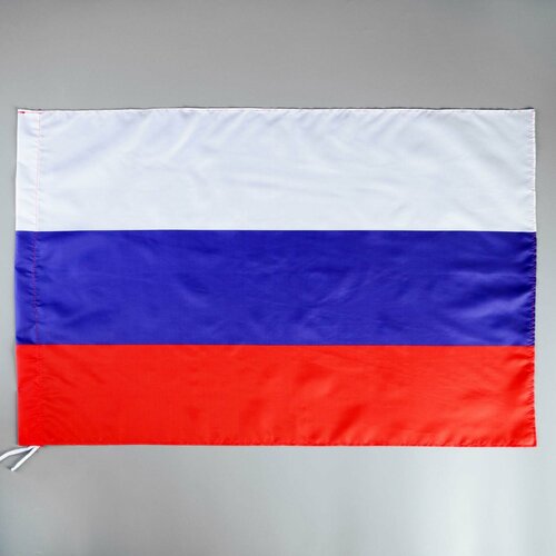 Флаг России, 60 х 90 см, полиэфирный шёлк (1шт.) флаг россии 60 х 90 см полиэфирный шёлк
