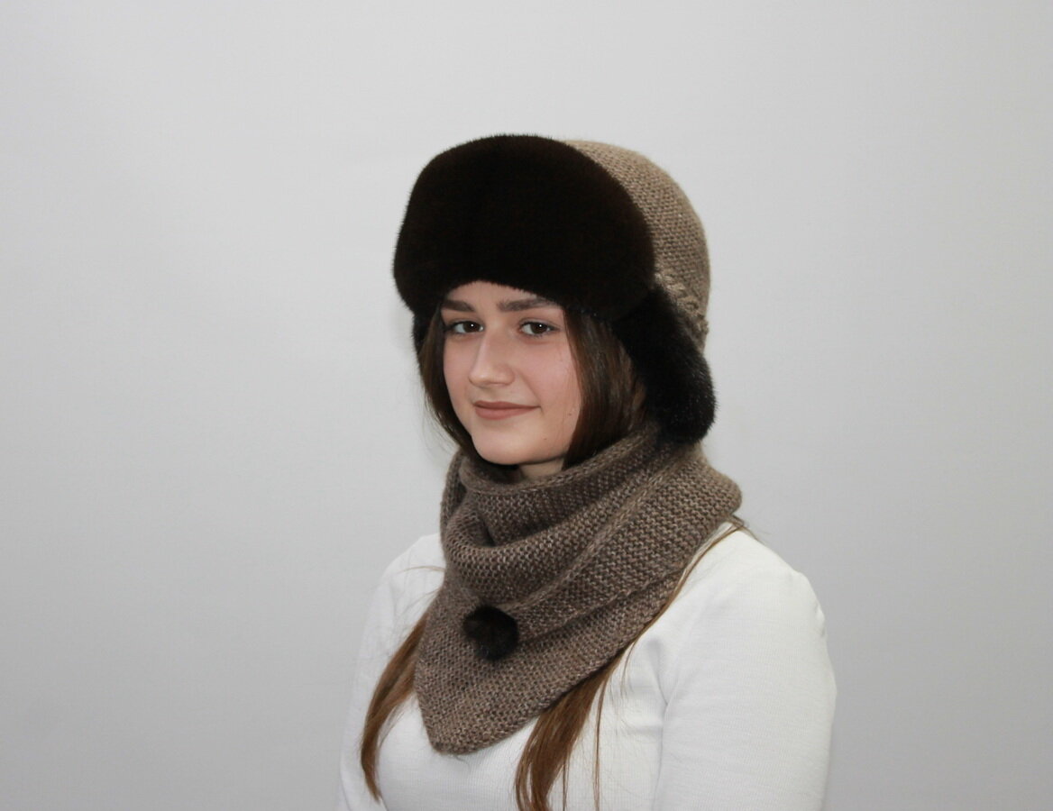 Комплект с головным убором Мария Шапка с шейным платком от бренда Мария для женщин