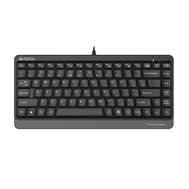 Клавиатура A4Tech Fstyler FK11, USB, черный/серый