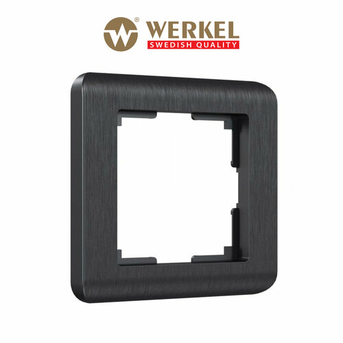 фото Рамка на 1 пост werkel stream w0012104, цвет графит