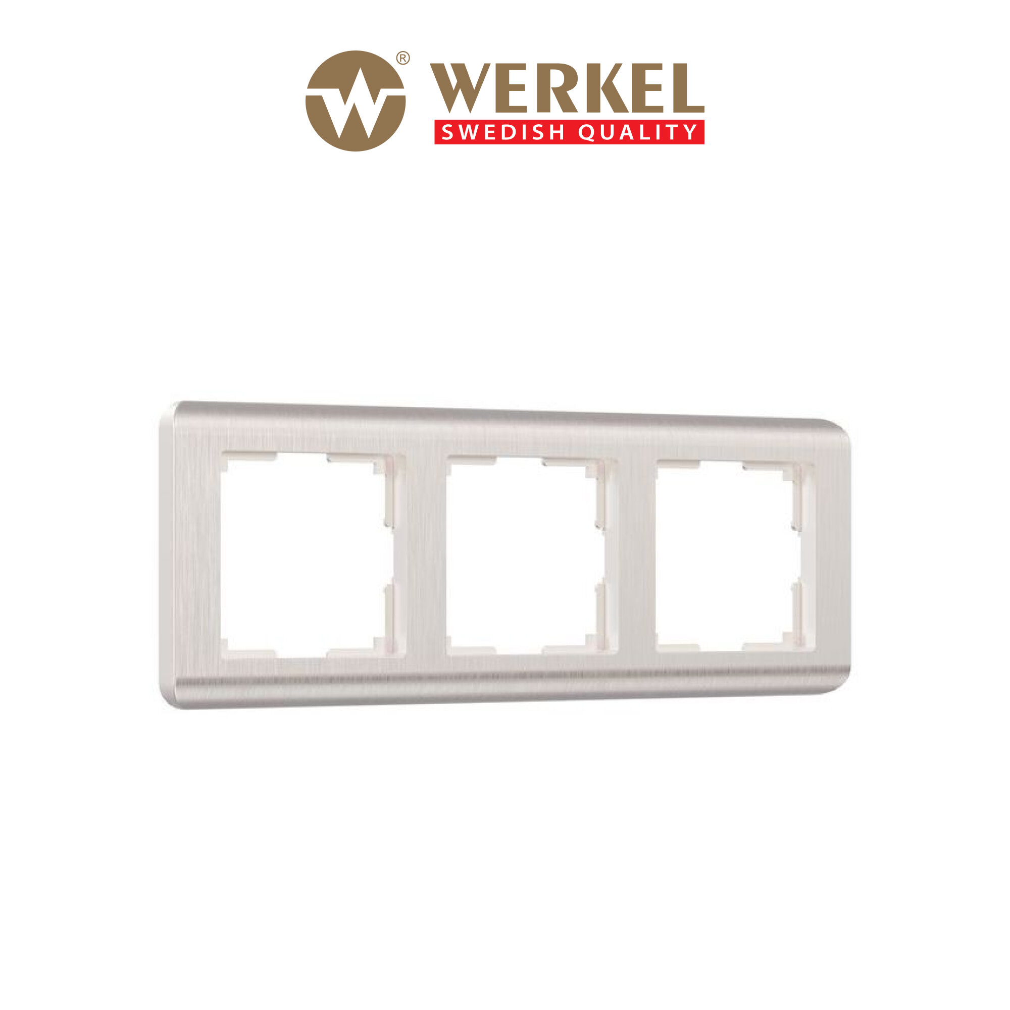 Рамка пластик 3 поста WERKEL Stream WL12-Frame-03 / W0032113 перламутровый