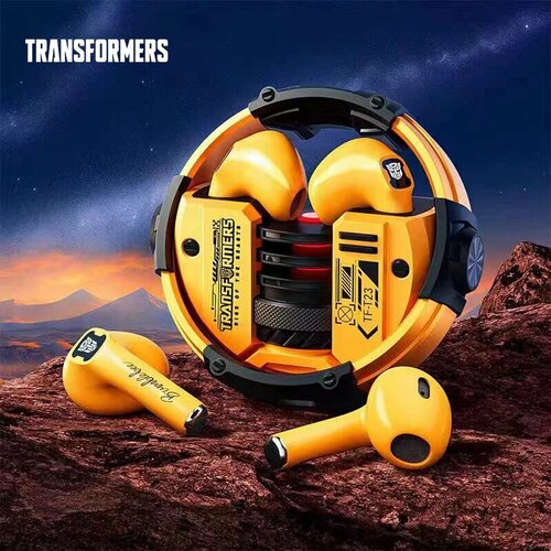 Беспроводные наушники Monster, трансформеры "Bumblebee True Wireless TF-T23" (желтые)