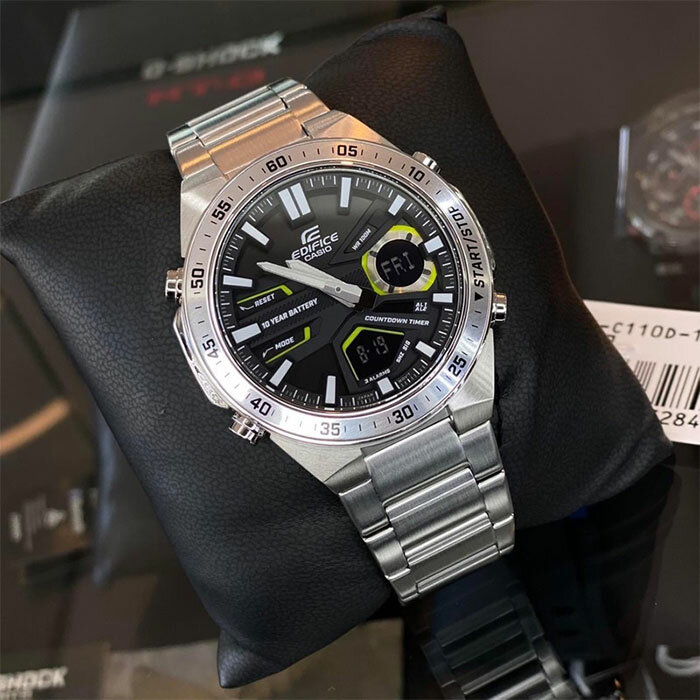 Наручные часы CASIO Edifice, серебряный — фото 1