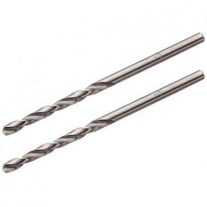 фото Сверло спиральное по металлу HSS-G Dexter 3.3x65 мм, 2 шт.
