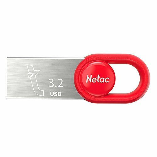 USB-флэшка Netac UM2, 128 Гб, красная, 1 шт