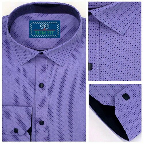 Рубашка Westhero, размер 4XL, фиолетовый