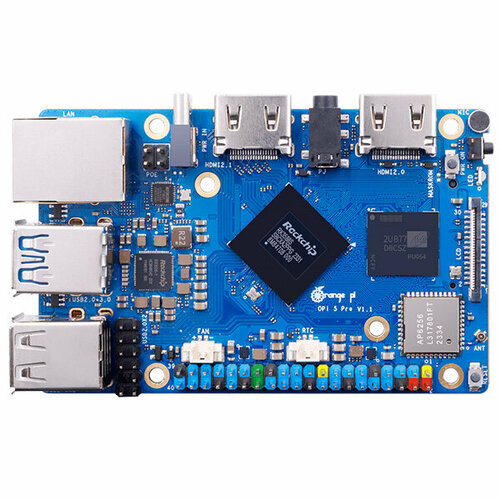 Микрокомпьютер Orange Pi 5 Pro 16Gb banana pi bpi m7 16gb 128gb микрокомпьютер