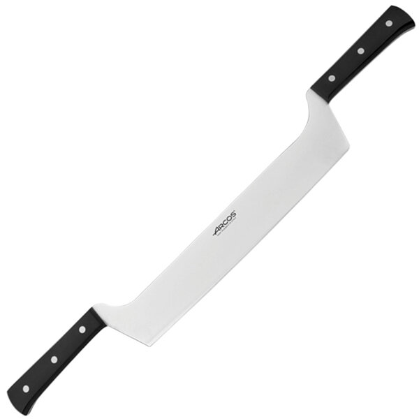 Нож кухонный для сыра 2ручки «Универсал»; сталь нержавеющая, полиоксиметилен; L=29см