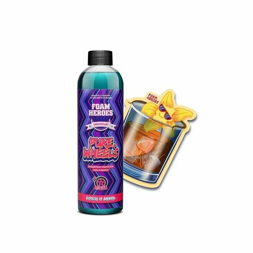 Концентрат очистителя шин и дисков Foam Heroes Pure Wheels, 500мл