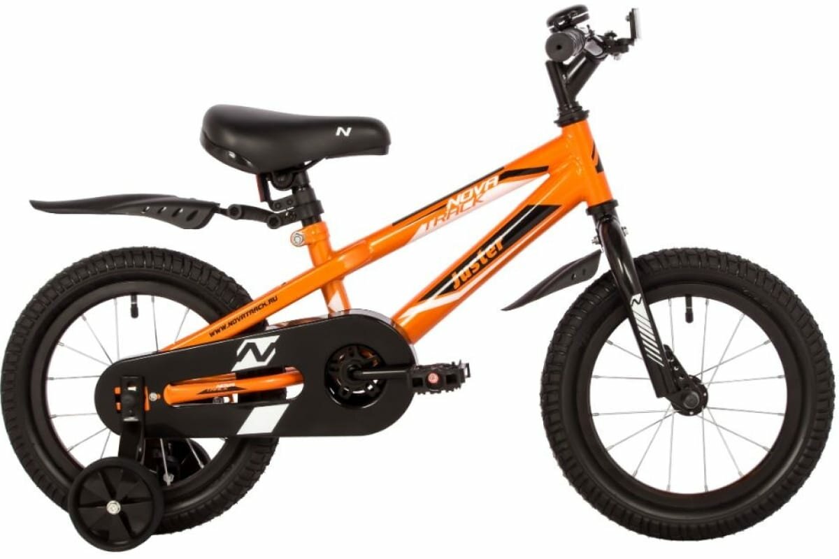 Велосипед детский 14 Novatrack Juster оранжевый OR23