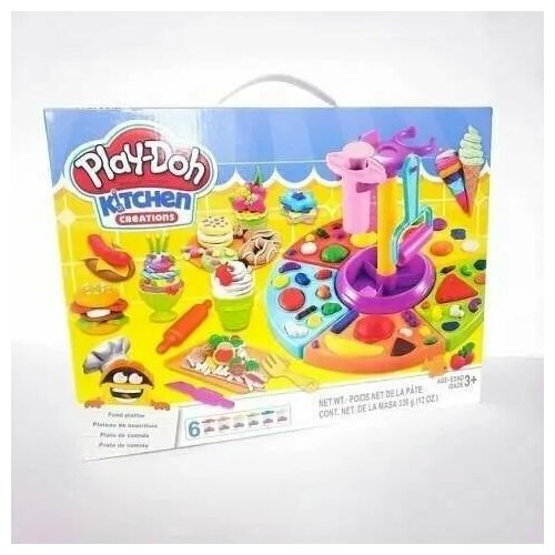 Набор Для Лепки Play-Doh Масса для лепки Play-Doh Кухня Кондитера (Конфеты, Мороженое, Десерты)