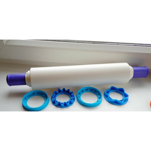 С кольцами и насадками скалка 2799₽