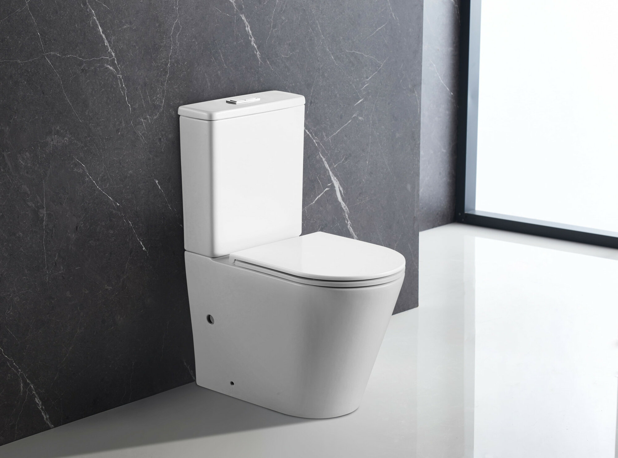 фото Унитаз-компакт Terminus Аврора c сиденьем 495x360x390 11F62x39W