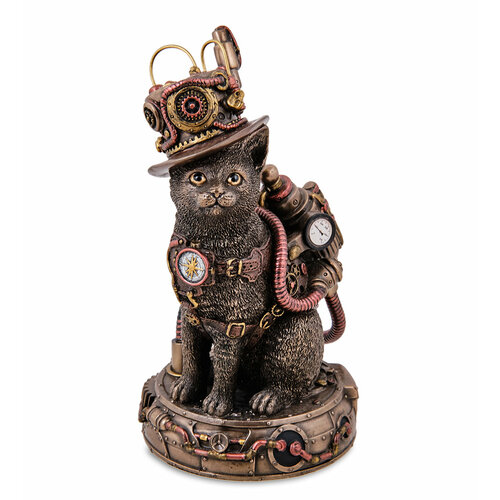 Статуэтка Фантастический кот - стимпанк