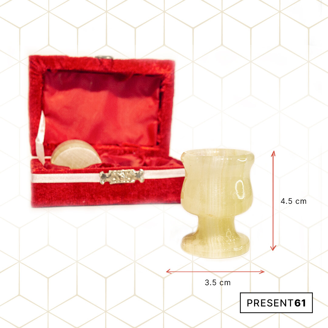 Набор бокалов "Present61", оникс, высота 6 см, 25мл от бренда Present61 — фото 1