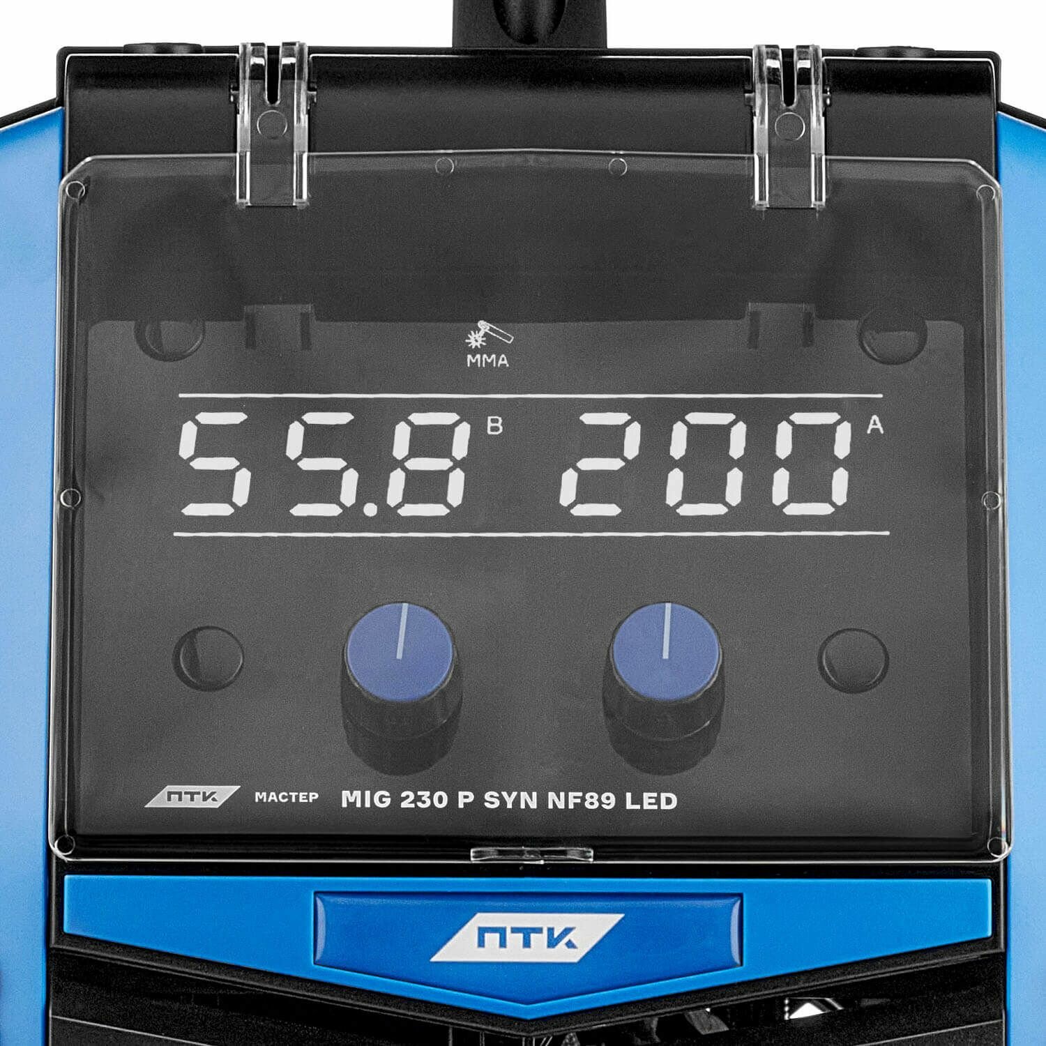 Сварочный полуавтомат ПТК мастер MIG 230 P SYN NF89 LED — фото 1