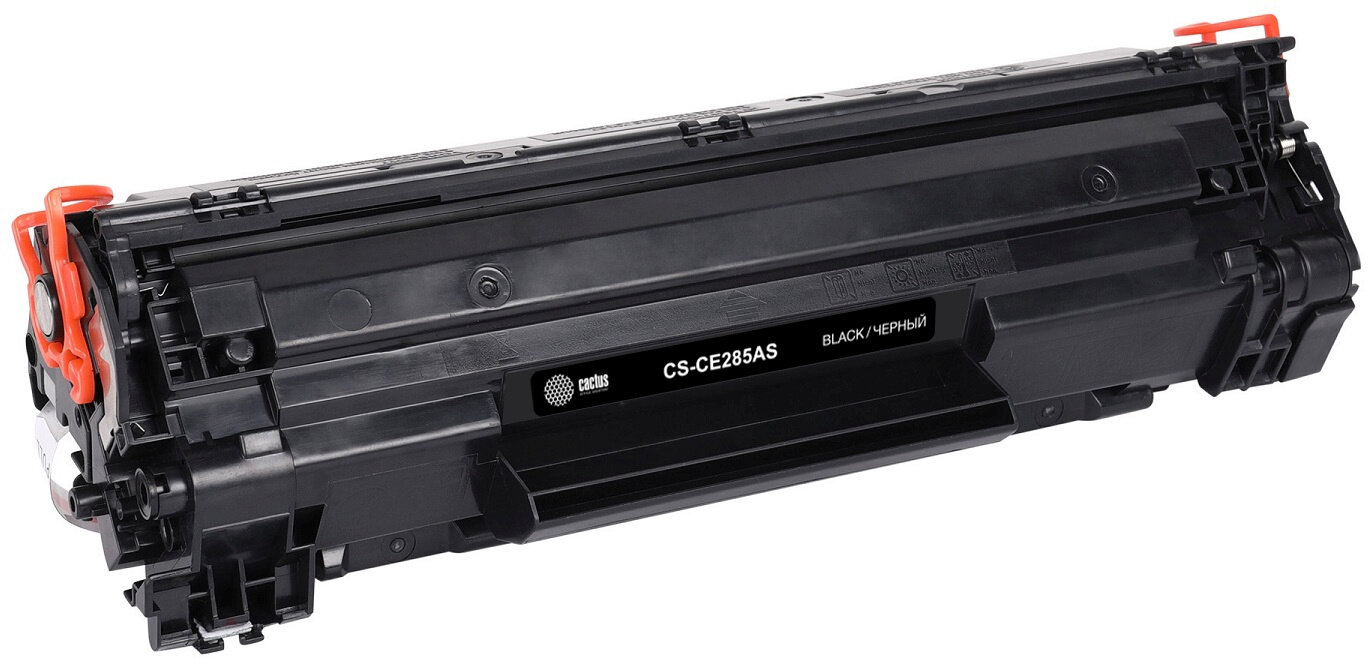Набор картриджей Cactus CS-CE285AS-2, черный, 1600 страниц, совместимый для LaserJet Pro M1132 / M1212nf / M1217nfw / P1102 / P1102w / P1214nfh / M1132s — фото 1