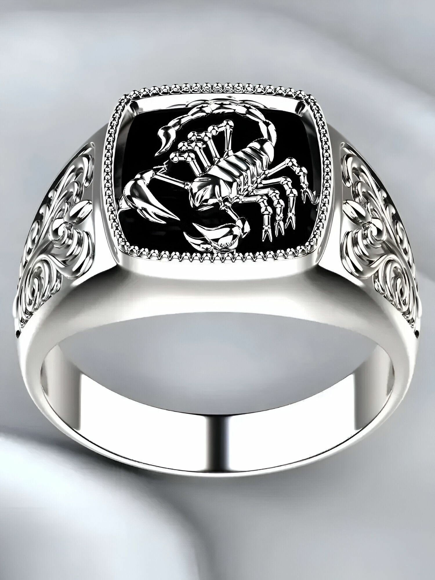 Печатка TIME LIDER, размер 17, серебристый — фото 1