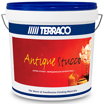 Декоративная Штукатурка Венецианская 5кг Terraco Antique Stucco для Внутренних Работ с Эффектом Мрамора / Террако Антик Стукко.