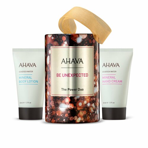 Ahava Holiday Collection МЖ Набор The power duo 2023 минеральный крем для тела 40 млминеральный крем для рук 40мл 1197₽
