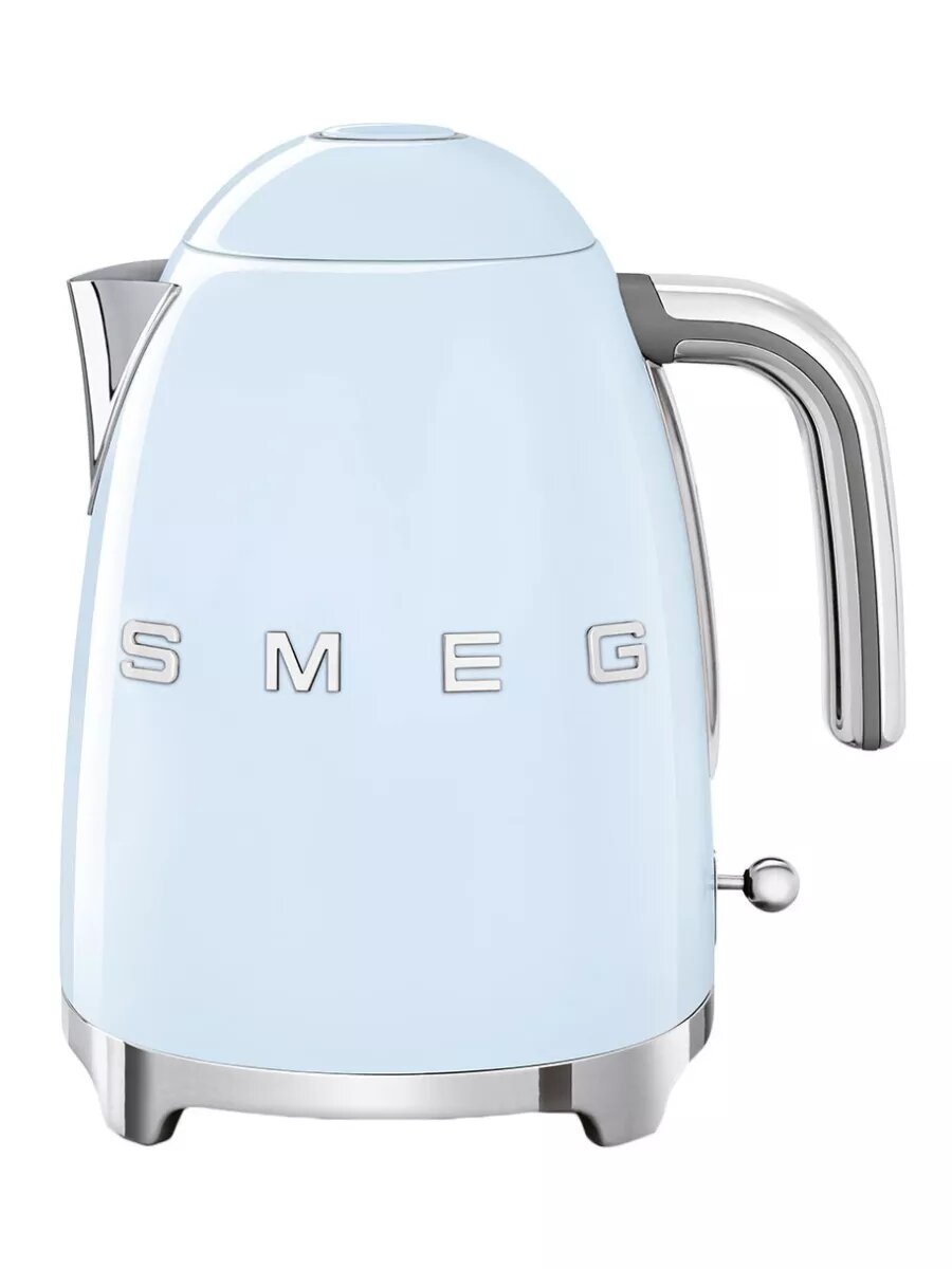 Электрический чайник SMЕG (KLF03PBEU), 1.7л, голубой, 2400Вт