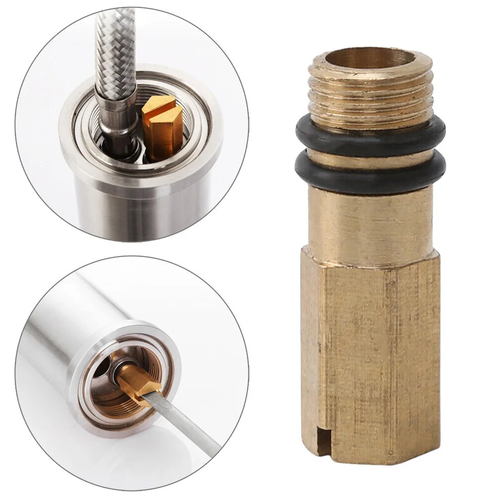 M10 заглушка для крана холодного и горячего крана Гибкая Трубная заглушка для водопроводного крана Латунный переходник для крана Запасной инструмент