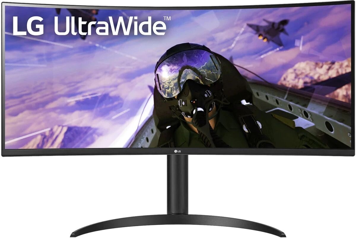 Монитор LG 34" UltraWide 34WP65C-B черный VA LED 21:9 HDMI M/M матовая HAS 300cd 3440x1440 160Hz FreeSync DP UW