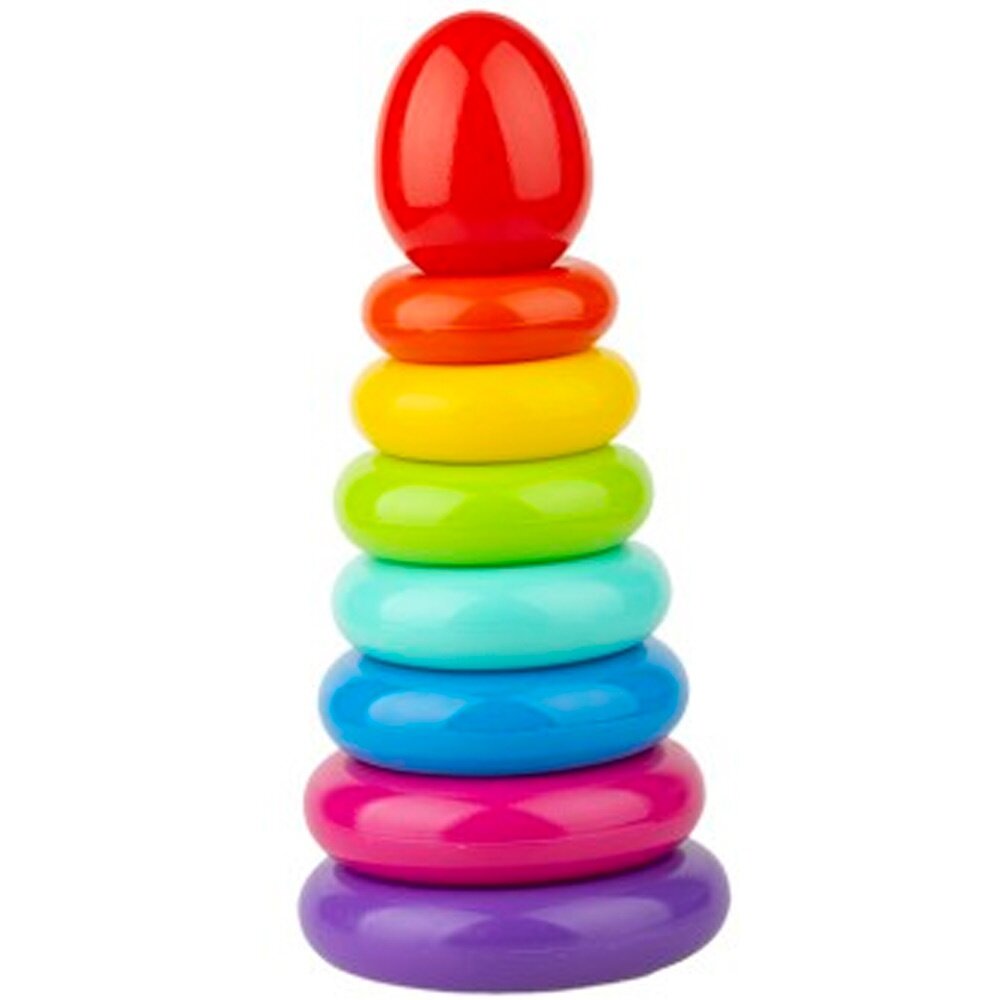 Пирамидка Совтехстром Капелька 25 см, 8 разноцветных элементов (У1064)