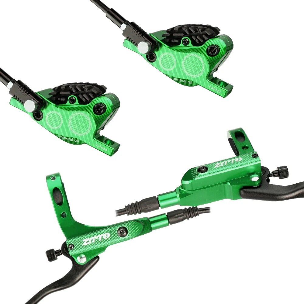ZTTO M840 Гидравлический дисковый тормоз, Pair Green-Cooling