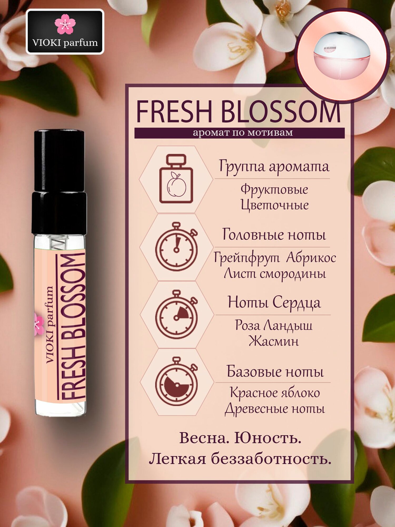 VIOKI Parfum Духи женские Парфюмерный набор пробников 30мл, 6шт. — фото 1