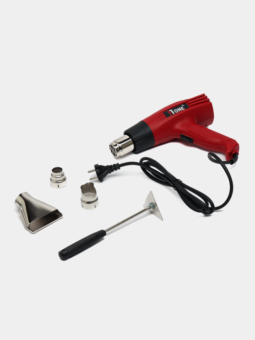 Фен строительный NUMBER ONE HG2000-1, 2000Вт, защита от перегрева — фото 1