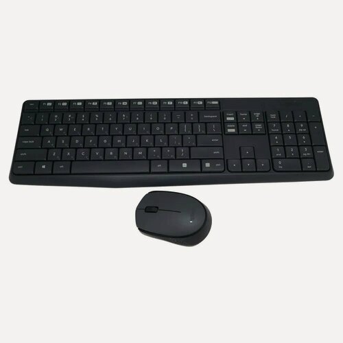 Изображение товара Комплект беспроводной Logitech MK235, мышь + клавиатура, черный, 920-007949