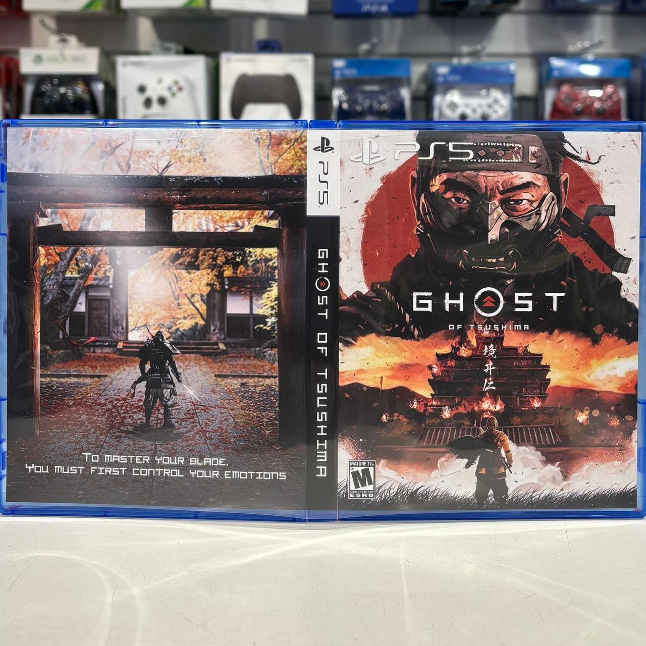 Игра "Ghost of Tsushima/ Призрак Цусимы" PS5 - Кастомная обложка для диска №3