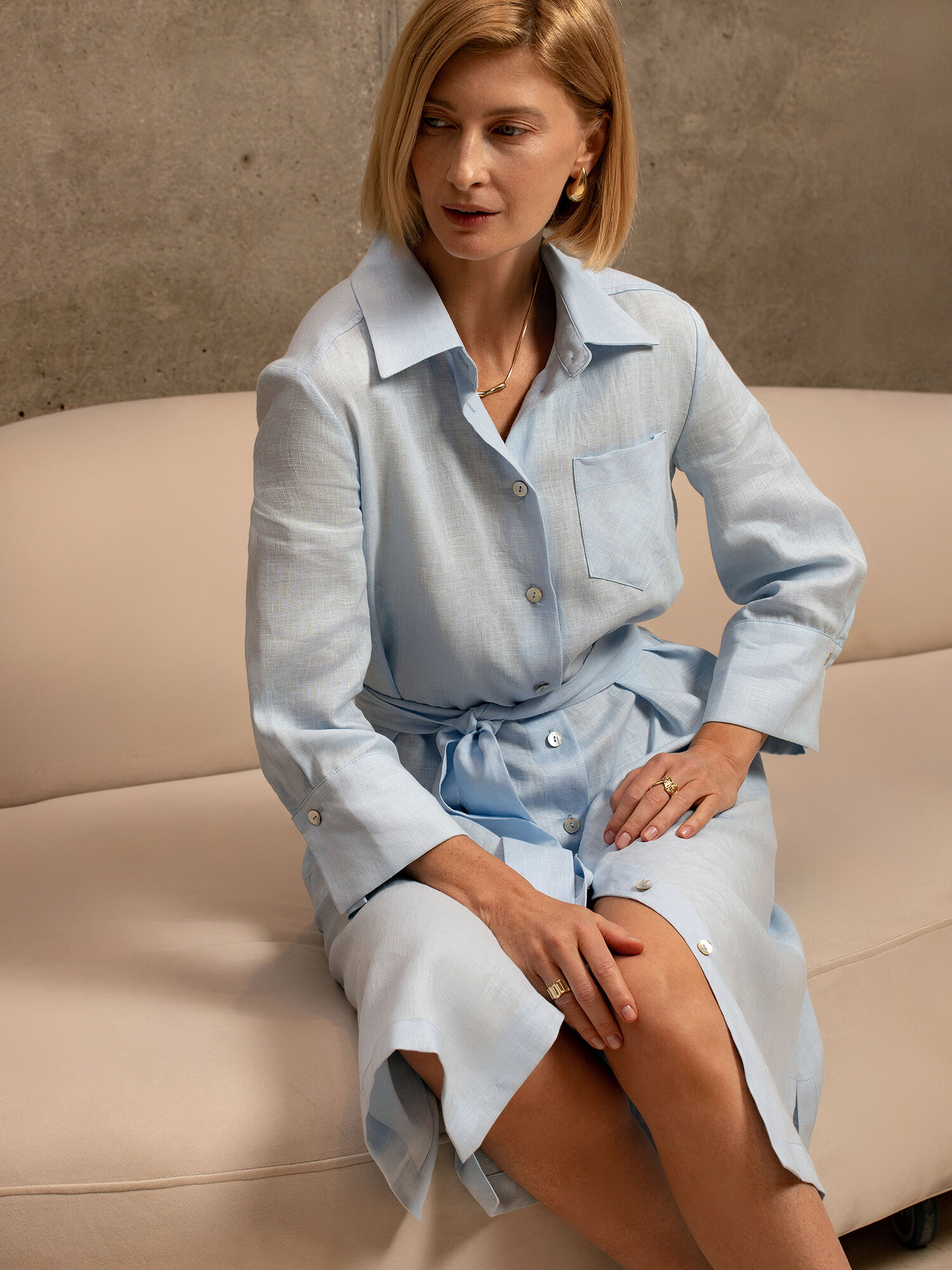 Платье Flax/Лён MDMC весна-лето 2025