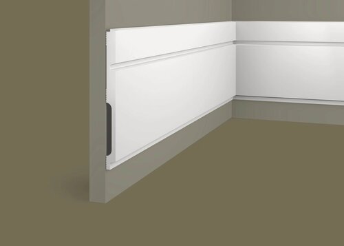 Изображение товара Стеновая панель Cosca Decor "RP020", экополимер, влагостойкая, матовая, 2800x156x12мм, белая