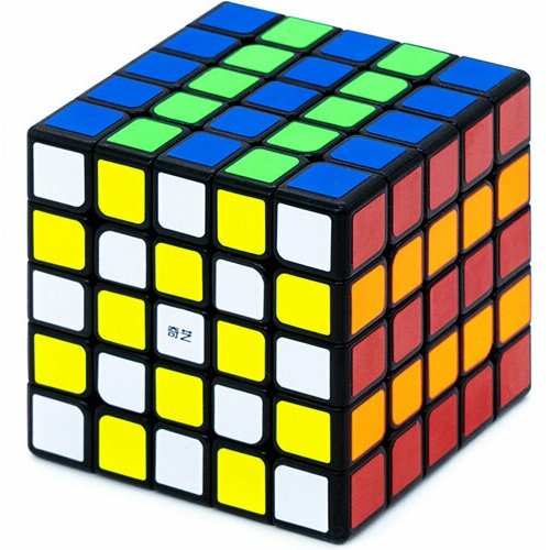 набор головоломок qiyi mofangge 2x2x2 5x5x5 set Скоростной Кубик Рубика QiYi MoFangGe 5x5 Qizheng W 5х5 / Головоломка для подарка / Черный пластик