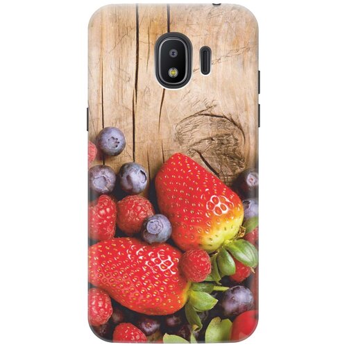 фото Cиликоновый чехол на samsung galaxy j2 (2018) / самсунг джей 2 2018 с принтом "дерево фруктов" gosso