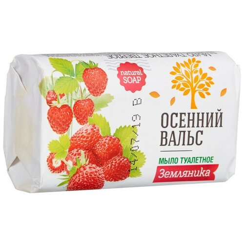 Мыло туалетное 75г осенний вальс Земляника конфеты осенний вальс 320г ротфронт