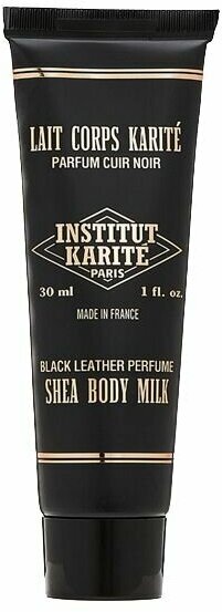INSTITUT KARITE PARIS Парфюмированное молочко для тела с маслом ши Lait Corps Karite Parfum Cuir Noir (30 мл)