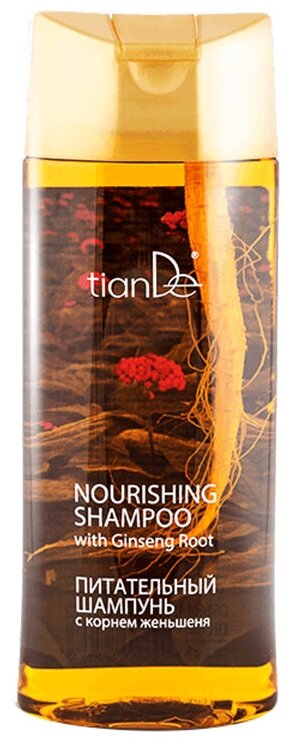TianDe шампунь для волос Nourishing with Ginseng Root Питательный с корнем женьшеня, 450 мл