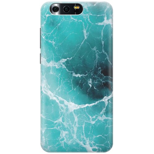 фото Gosso ультратонкий силиконовый чехол-накладка для honor 9 с принтом "лазурный океан"