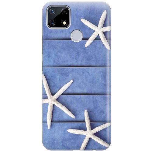 фото Re:pa чехол - накладка artcolor для realme 7i с принтом "три морские звезды"