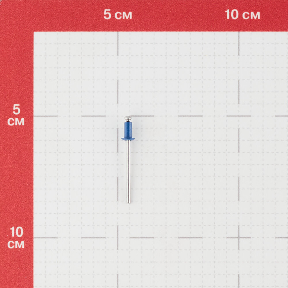 Заклепка вытяжная 3,2x6 мм алюминий/сталь синяя RAL 5005 (100 шт.)