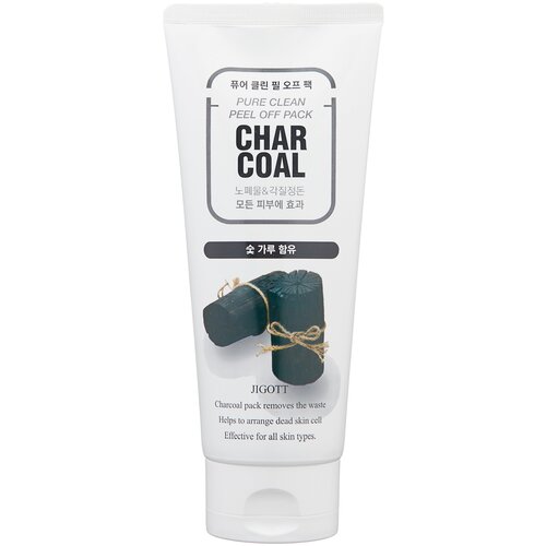 Купить Маска-плёнка для лица «Древесный уголь» Jigott Charcoal Pure Clean Peel Off Pack 180ml