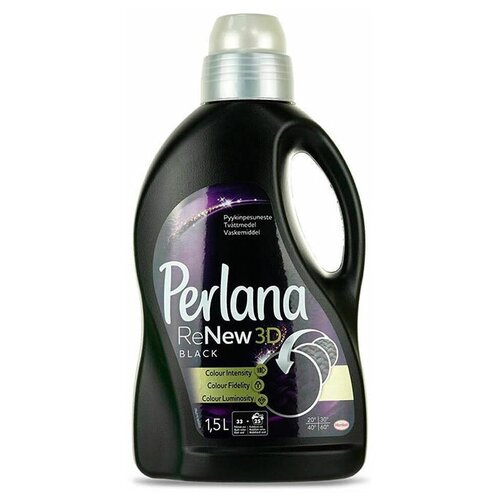 Гель для стирки Perlana Black, 1.5 л, бутылка