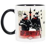 Кружка Call of Duty Black Ops Cold War (Operative) Black Coloured Inner Mug 315ml MGC26064 - изображение