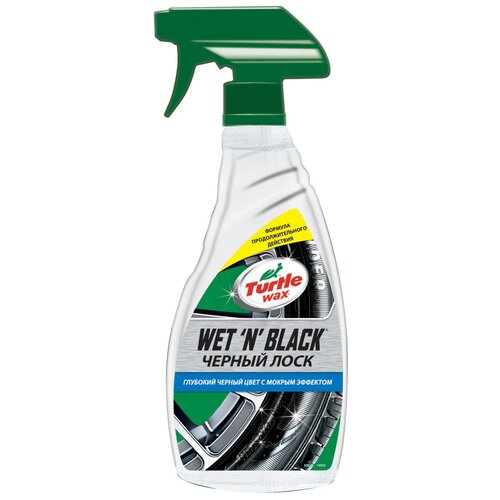 фото Полироль для шин turtle wax wet n black, 500 мл 1 шт.