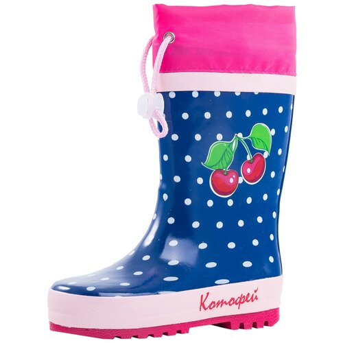 фото Сапоги котофей размер 24, 11 синий/розовый