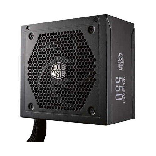 Блок питания Cooler Master MasterWatt 550, ATX, 120mm, 6xSATA, 2xPCI-E(6+2), APFC, 80+ Bronze